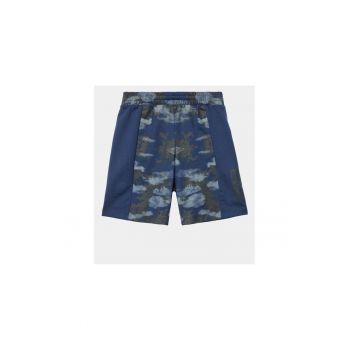 Pantaloni scurti copii - EA7 Emporio Armani - Bumbac - Albastru marin.