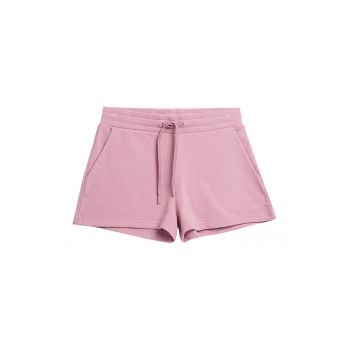 Pantaloni scurti dama -  Bumbac - Marime L - Roz deschis