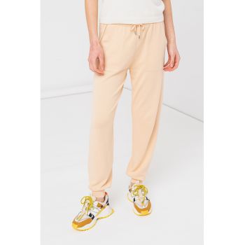 Pantaloni tricotati fin cu snur
