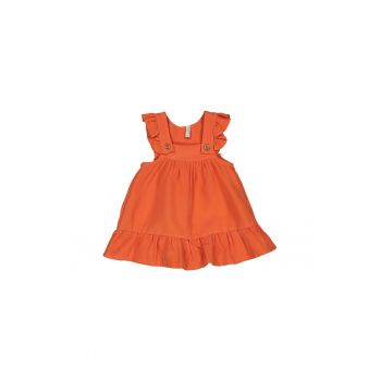 Rochie fetite -  302578054 - Viscoza - Portocaliu