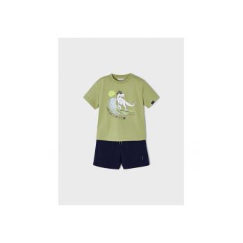Set tricou si pantaloni scurti -  302029259 - Bumbac - Multicolor