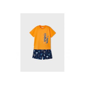 Set tricou si pantaloni scurti -  302029488 - Bumbac - Multicolor