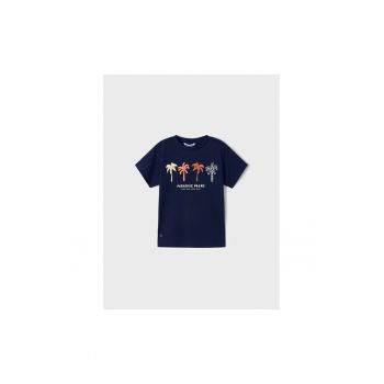 Tricou copii -  302026128 - Bumbac - Albastru marin