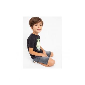 Tricou copii -  302026210 - Bumbac - Negru