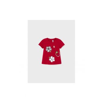 Tricou copii -  302037599 - Bumbac - Rosu -