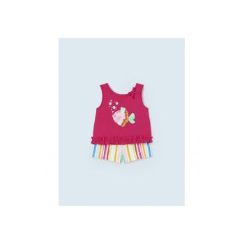 Compleu tricou si pantaloni scurti -  302052684 - Bumbac - Multicolor