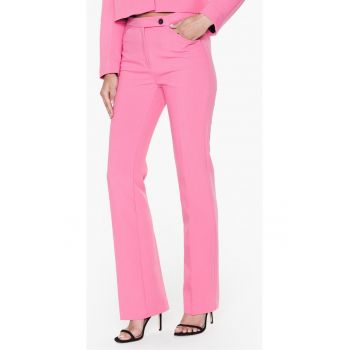Pantaloni dama -  301724179 - Poliester - Roz