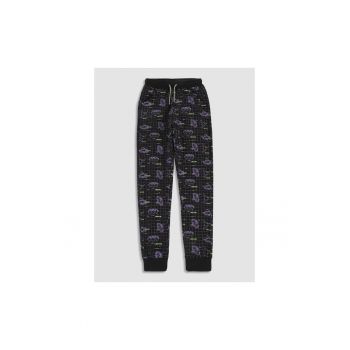 Pantaloni lungi -  302623464 - Bumbac - Negru