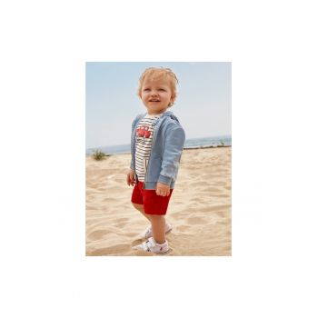 Pantaloni lungi -  Bumbac - Rosu - 32105