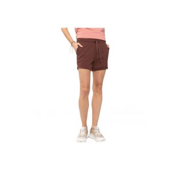 Pantaloni scurti pentru femei N-Regan -  Bumbac/Viscoza - Maro -