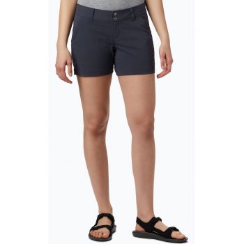 Pantaloni scurti pentru femei -  Nylon - Elastan - Negru - 98785