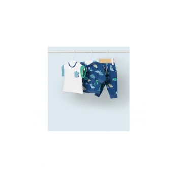Set tricou - hanorac si pantaloni copii -  301833444 - Bumbac - Albastru marin