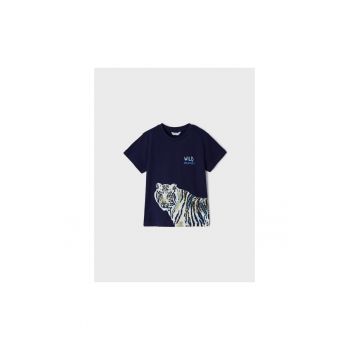 Tricou copii -  302025817 - Bumbac - Albastru marin