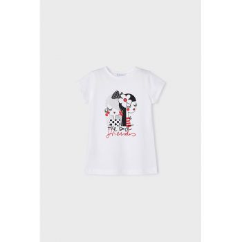 Tricou de bumbac cu imprimeu grafic