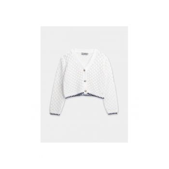 Cardigan copii -  54082 - Alb - Bumbac