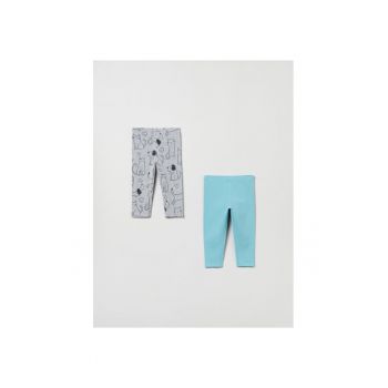 Colanti copii -  326609 - Verde/Gri - Bumbac