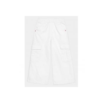 Pantaloni copii -  053955 - Alb - Bumbac -