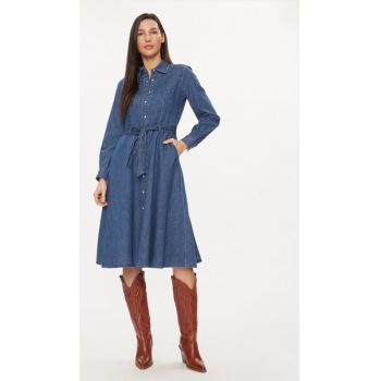 Rochie dama -  13031 - Albastru - Bumbac