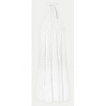 Rochie dama -  76411 - Bumbac/Poliamida - Alb