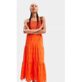 Rochie dama -  76534 - Portocaliu - Bumbac