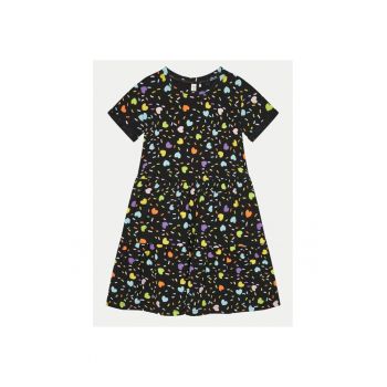 Rochie fete -  358050 - Negru - Bumbac