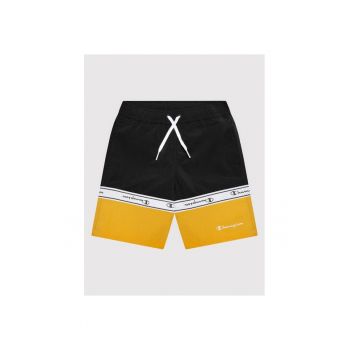 Short de baie copii -  74631 - Poliamida - Negru/Galben