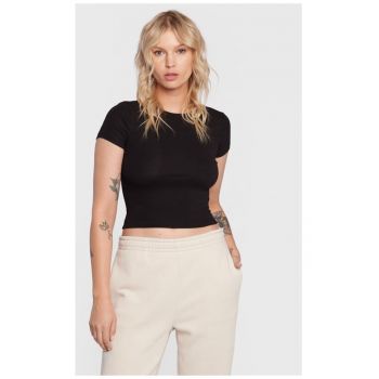 Tricou dama -  41196 - Bumbac - Negru ieftin