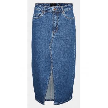 Fusta dama -  303785635 - Albastru - Bumbac