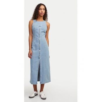 Rochie dama - 71513 - Bumbac - Albastru ieftina Rochie dama - 71513 - Bumbac - Albastru ieftina