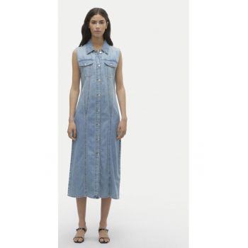 Rochie dama -  Albastru - Bumbac