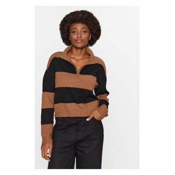 Pulover dama - Vero Moda - 9502 - Maro/Negru - Poliester