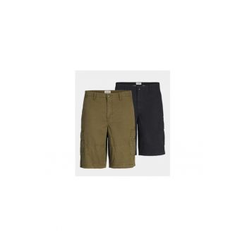 Set 2 perechi panataloni copii -  86607 - Bumbac - Negru