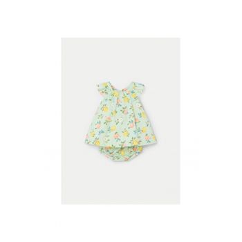Rochie fete -  139055 - Verde - Bumbac