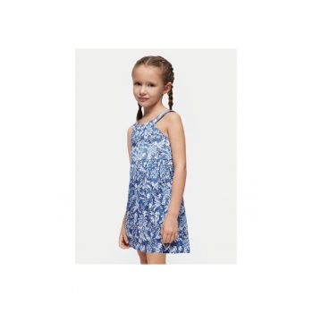 Rochie fete -  141249 - Albastru - Bumbac