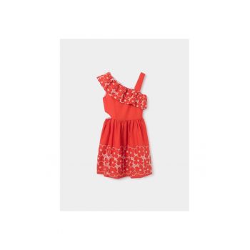 Rochie fete -  142000 - Rosu - Bumbac