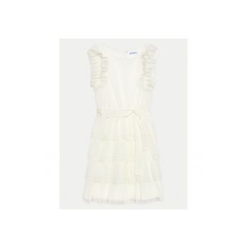 Rochie fete -  14482 - Ecru - Poliester