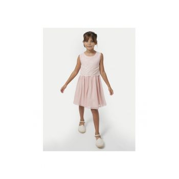 Rochie fete -  14499 - Roz - Poliester