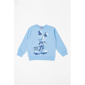 Bluza de trening cu imprimeu cu Mickey Mouse