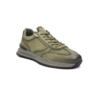 Pantofi barbati 8606 kaki nubuk ieftini de firma originali