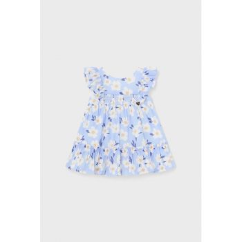 Rochie evazata cu model floral