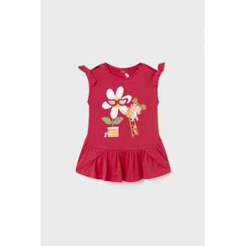 Rochie-tricou cu imprimeu floral
