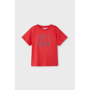 Tricou de bumbac cu imprimeu logo