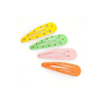 Set 4 agrafe de par multicolore -  Paris