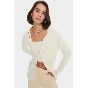 Cardigan tricotat fin