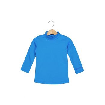 Bluza uni cu guler inalt