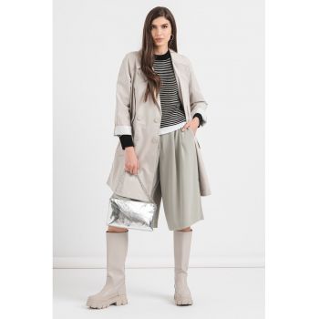 Pantaloni capri cu croiala ampla