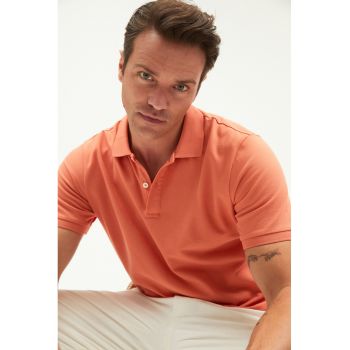 Tricou polo din bumbac pique