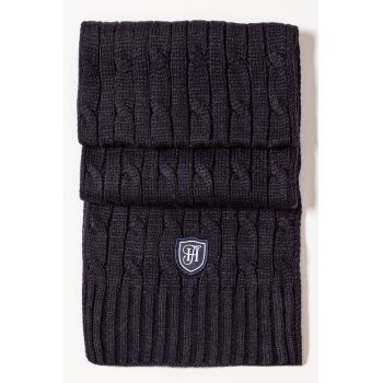 Fular din tricot cu model torsade Polly
