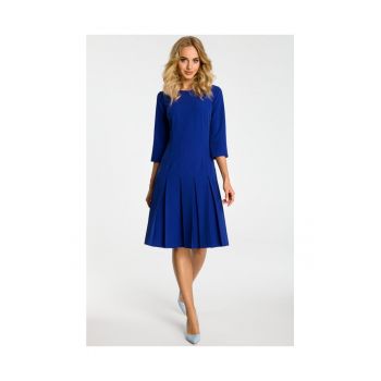Rochie dama -  Poliester/Viscoza - Albastru.5