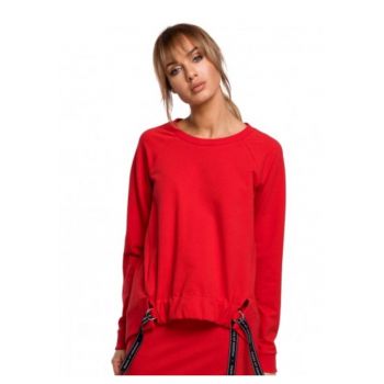 Bluza dama -  Bumbac/Elastan - Rosu -